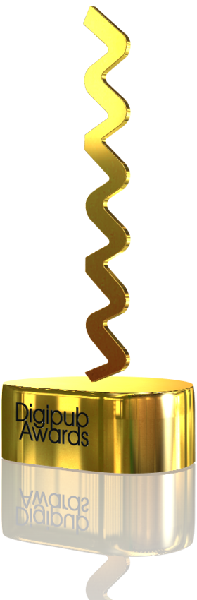 Digipub Awards trophy